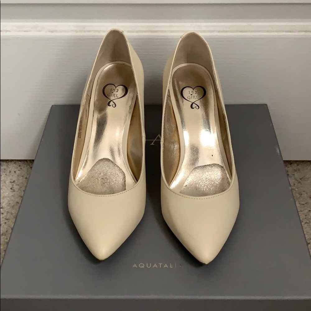 Simple Owanda Nude Heels - Size 8H